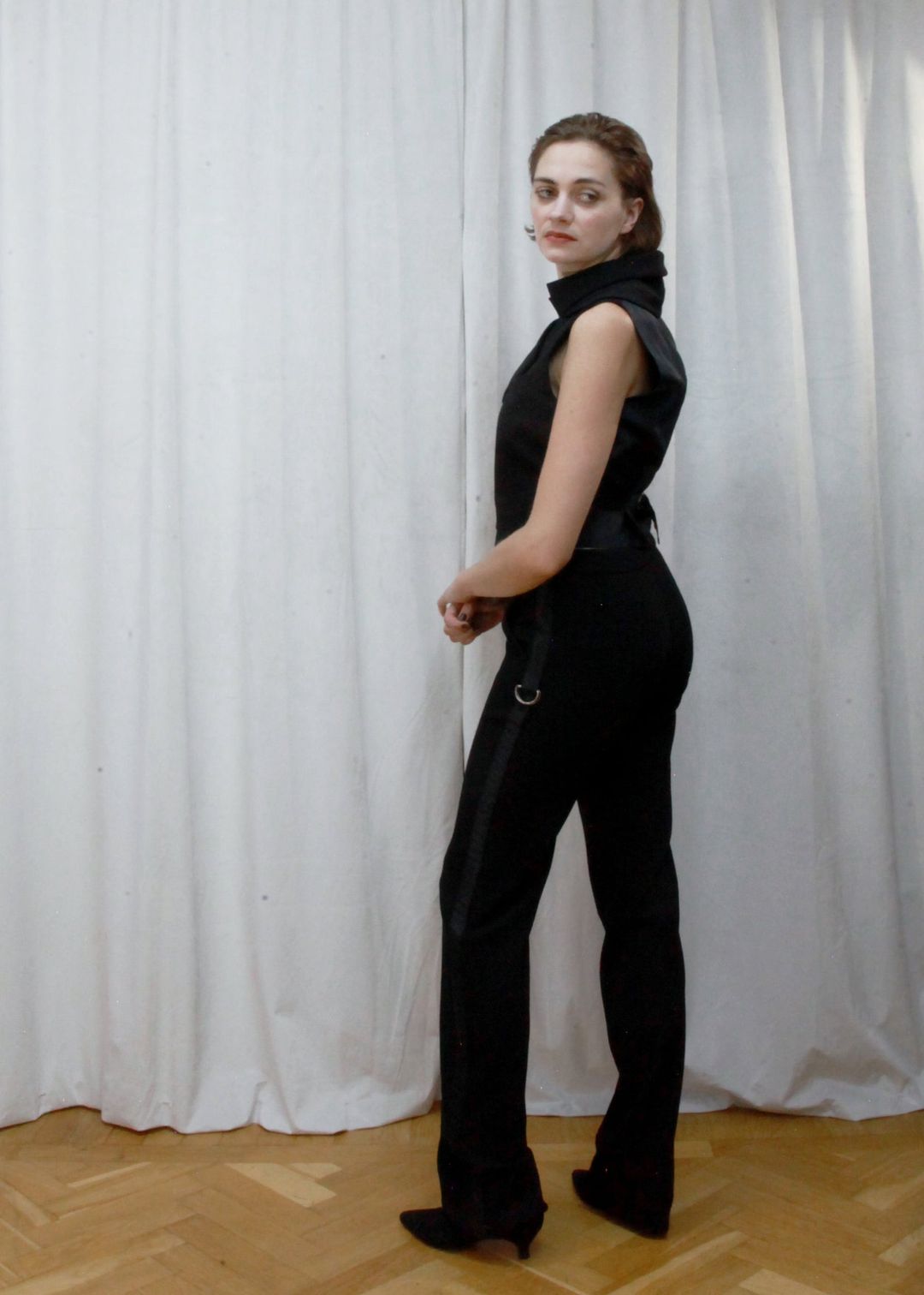 Alexander McQueen ’Scanners’ tuxedo pants, Fall 2003 by ALEXANDER MCQUEEN in size IT 42 from TROUSERS category