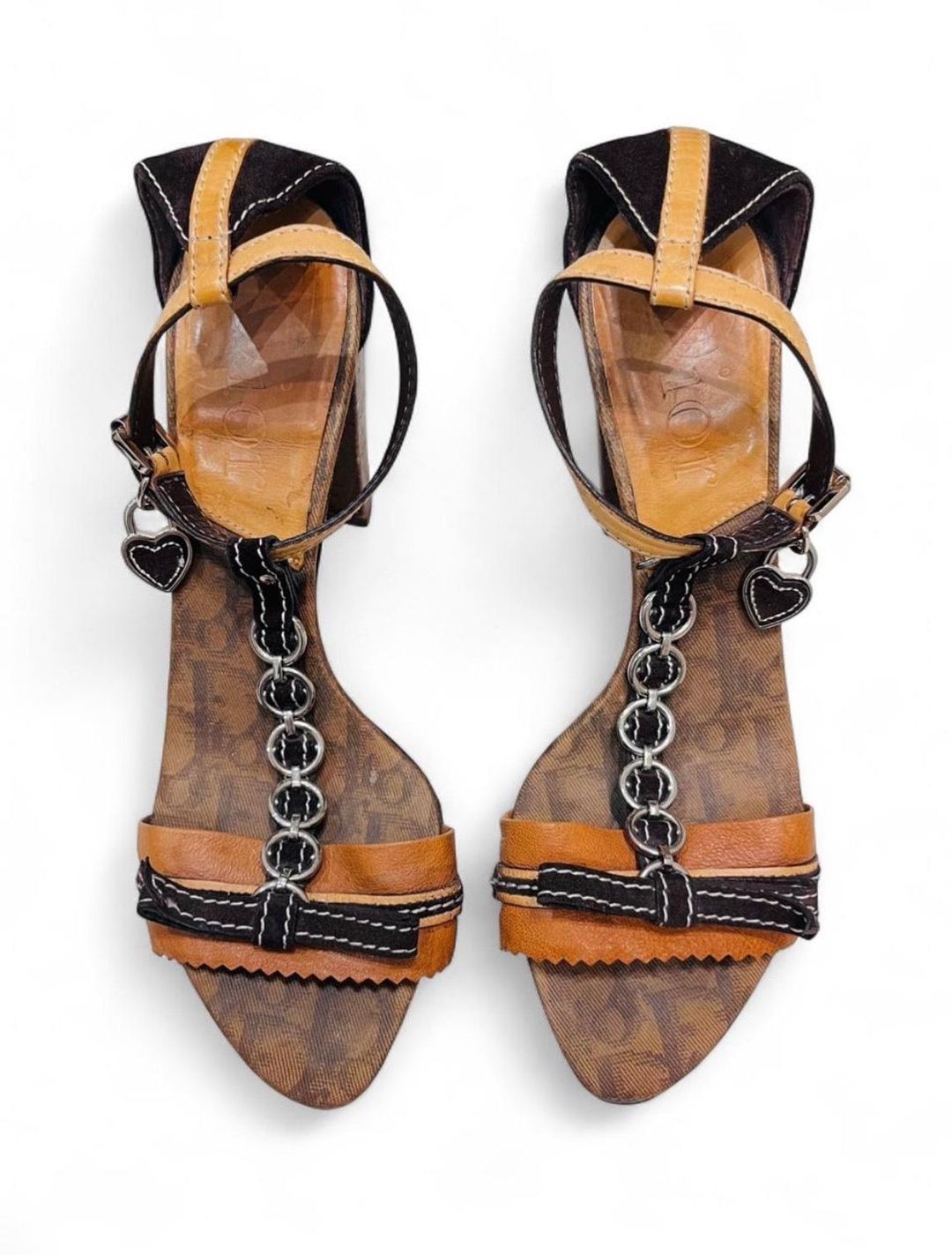 CHRISTIAN DIOR “Romantique” Chain Heels by DIOR in size EU 38 from SHOES category