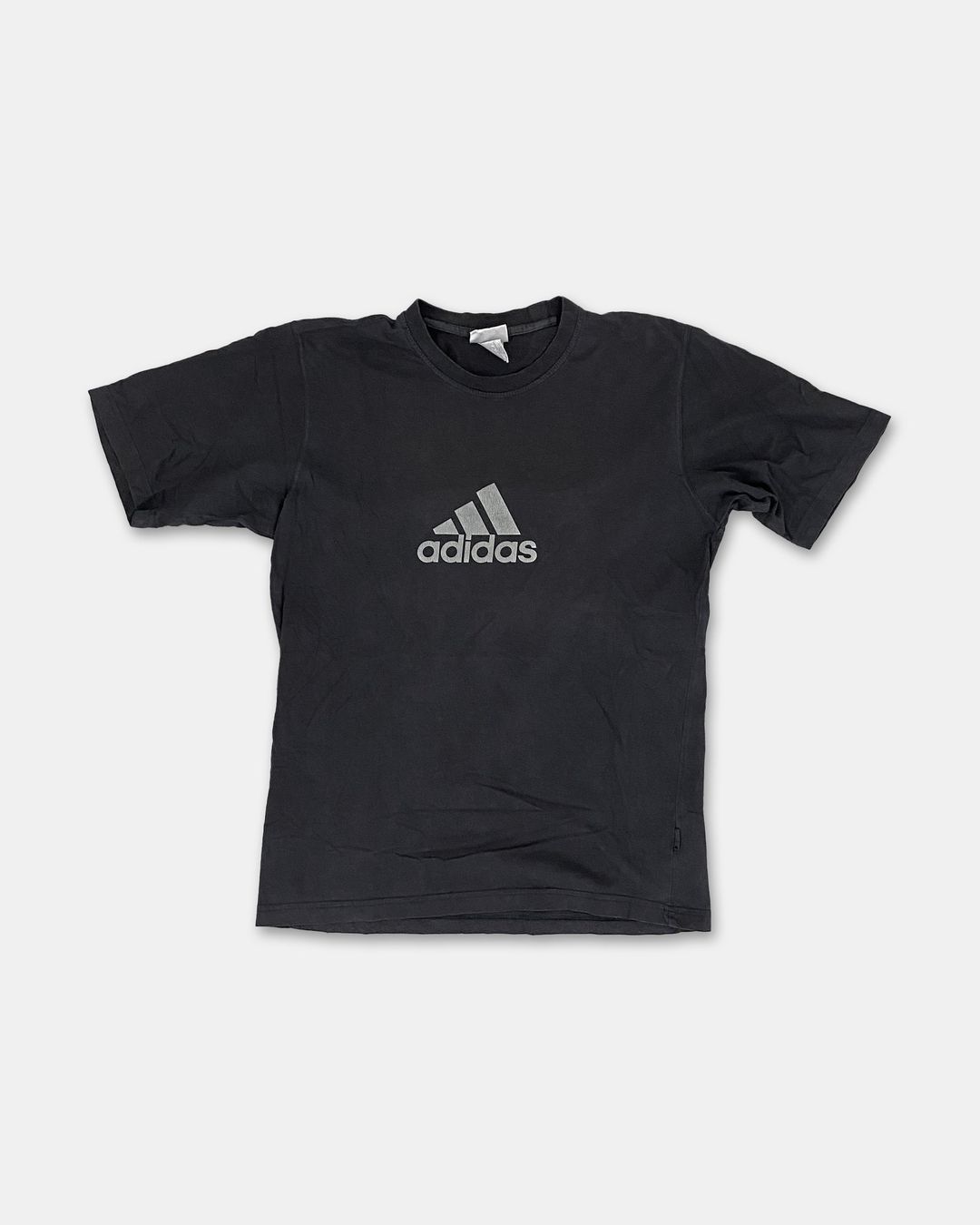 Adidas 2000s Big Logo T-Shirt Dark Grey by ADIDAS in size M from TOPS category