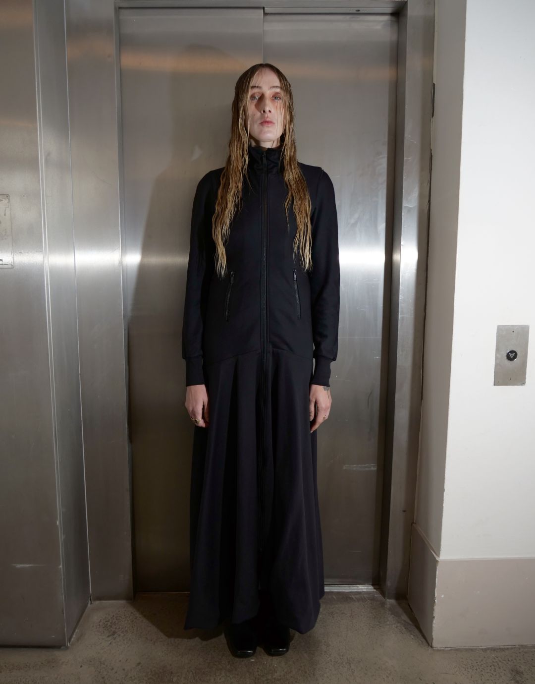 Black Tracksuit Dress by Y3 YOHJI YAMAMOTO in size S from DRESSES category