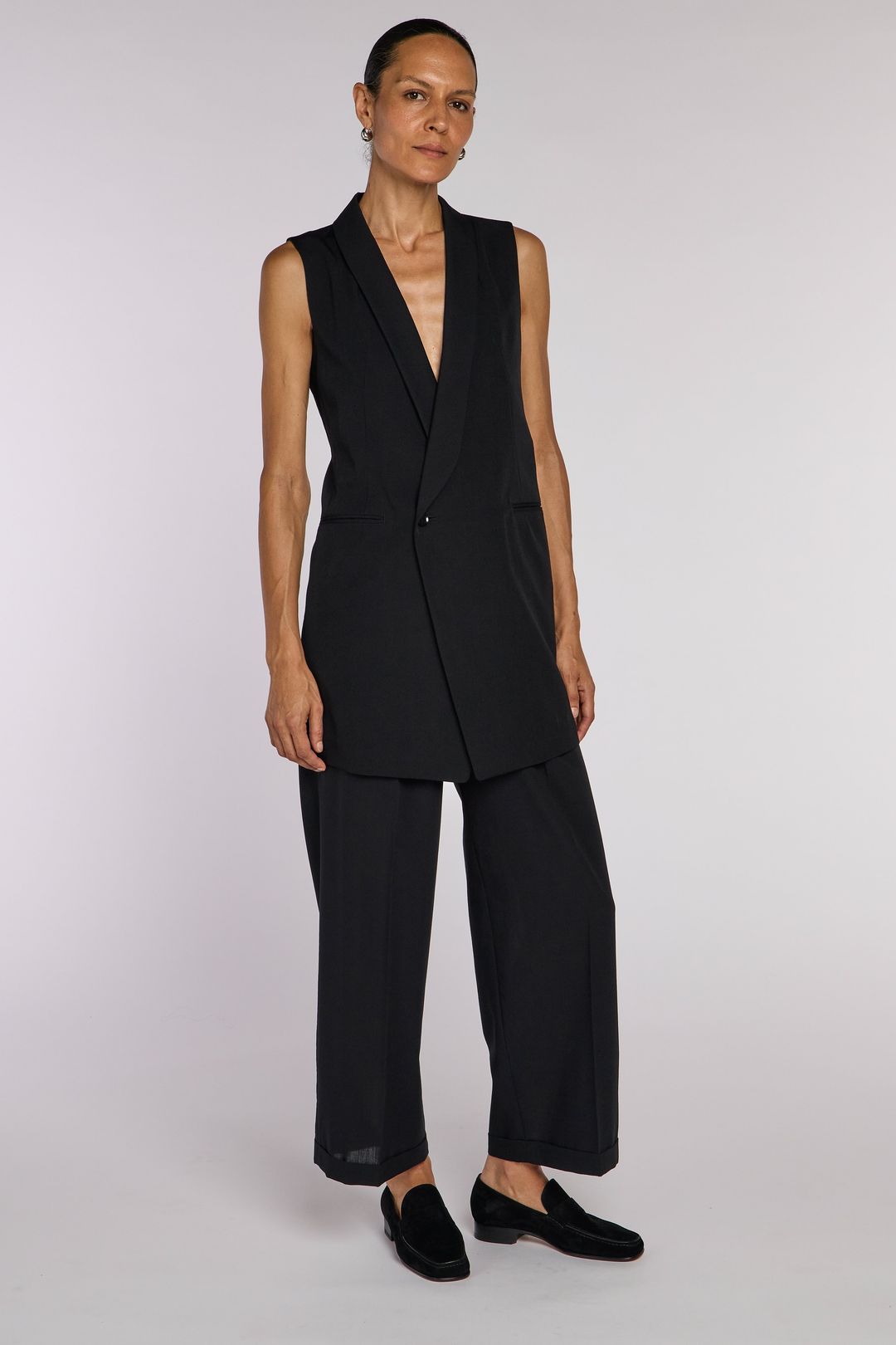 Y's By Yohji Yamamoto 00s Sleeveless Jacket by YOHJI YAMAMOTO in size XS from COATS & JACKETS category