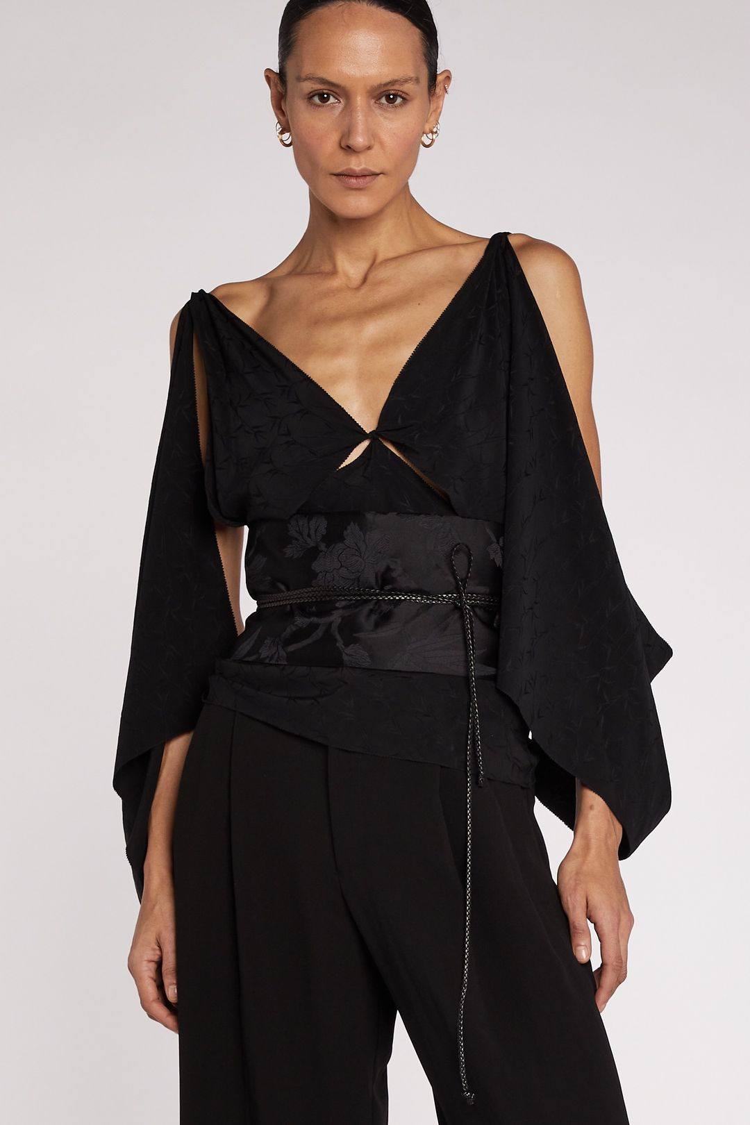 Gucci Tom Ford Era Kimono Top and Obi belt A/W 2002 by TOM FORD in size FR 38 from TOPS category