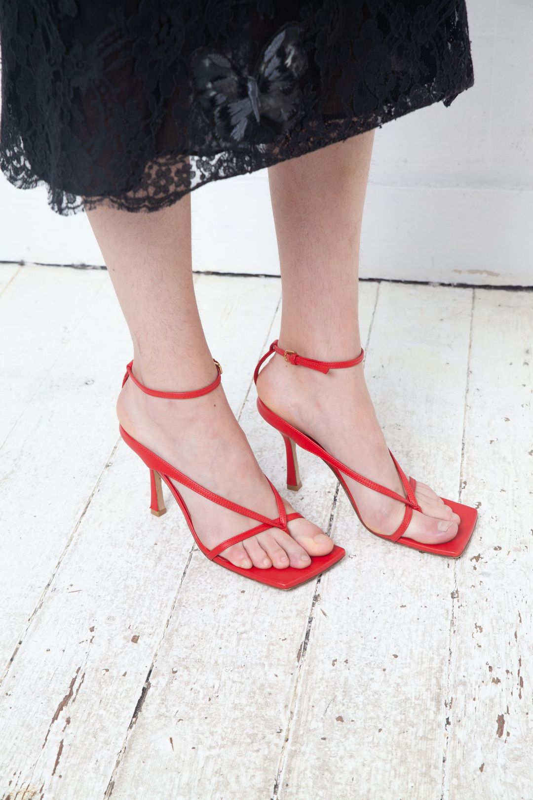 Bottega Venetta 2020's red leather sandals size 37 by Bottega Venetta in size EU 37 from SHOES category