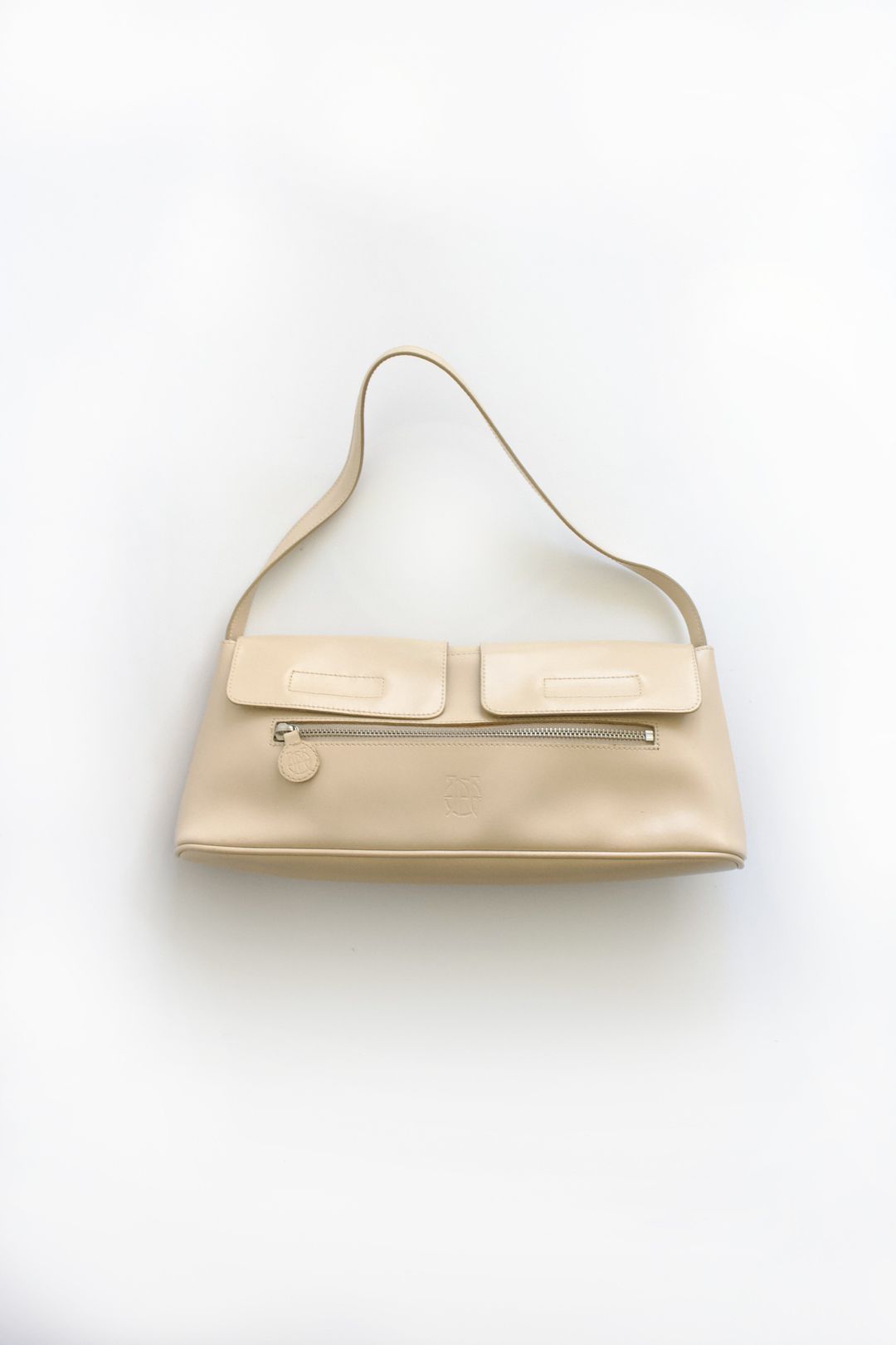 Jean Paul Gaultier beige leather bag by JEAN PAUL GAULTIER in size ONE SIZE from BAGS category