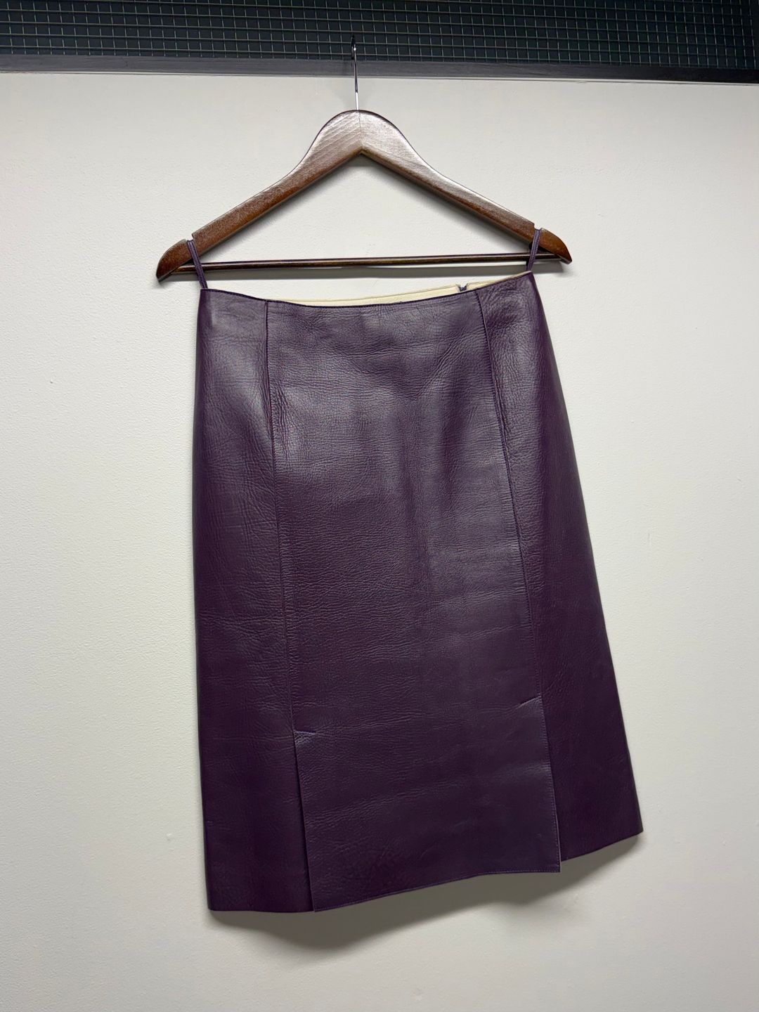FW 00 Prada Leather Skirt by PRADA in size W28 from trousers category