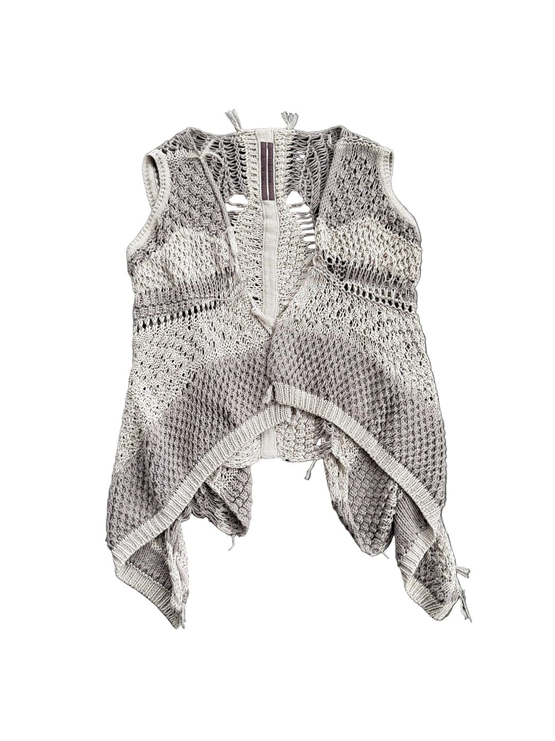 RICK OWENS S/S 2013 PSYCHO KNIT VEST by RICK OWENS in size M from TOPS category
