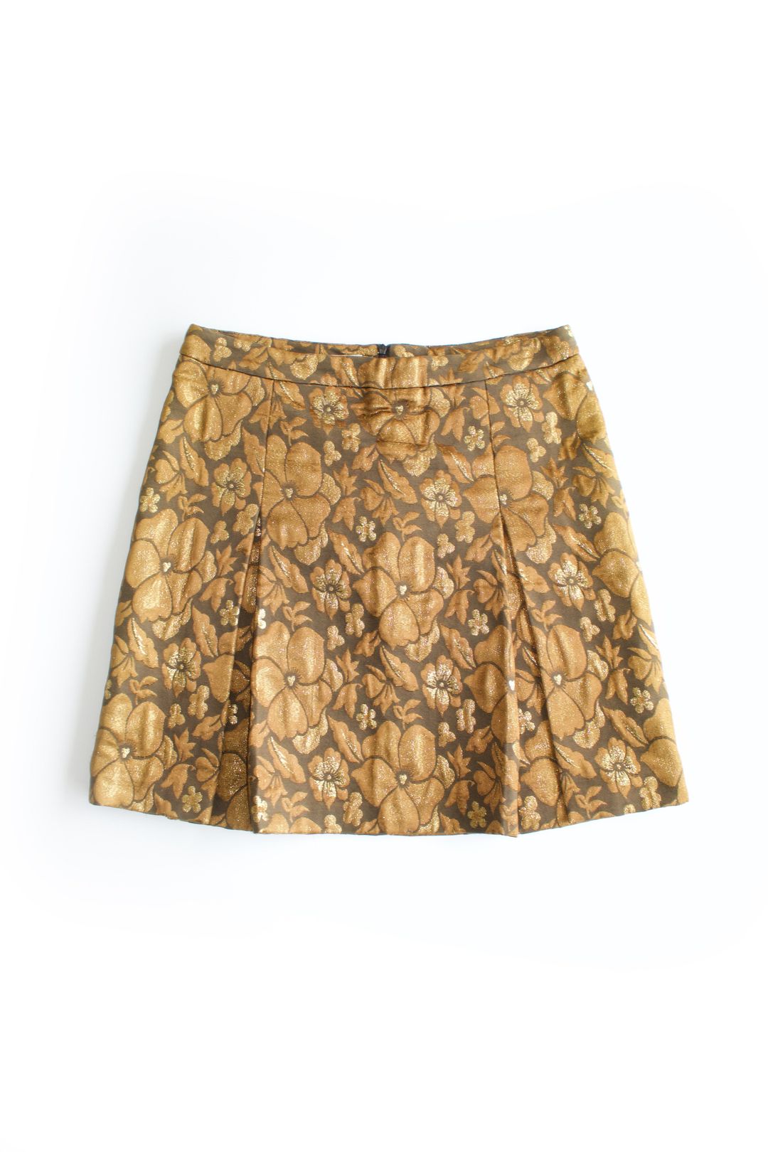 Miu Miu FW 2004 golden brocade skirt by MIU MIU in size IT 44 from SKIRTS category