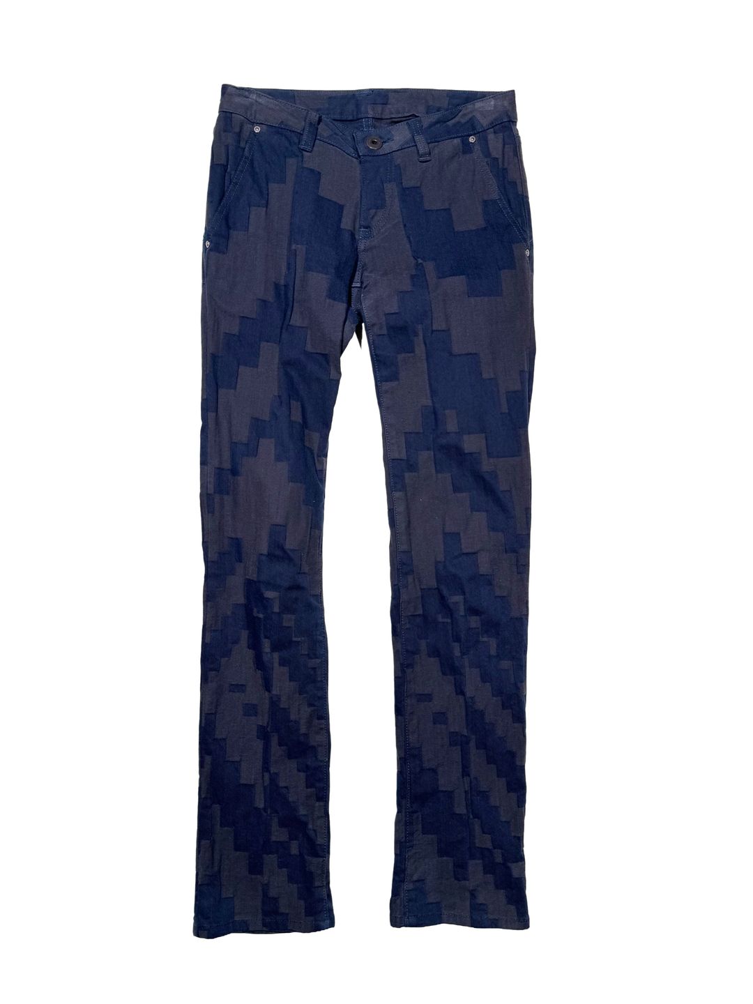 Issey Miyake APOC Digital Camo Slim Fit Denim by ISSEY MIYAKE in size W28 from denim category