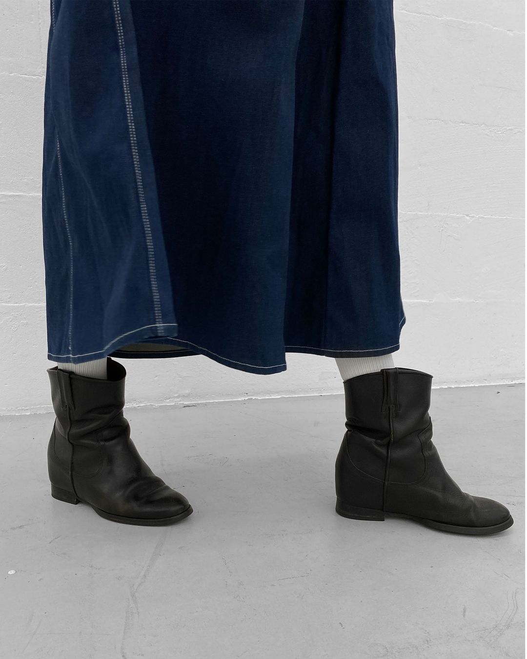 Closed 2000s Heel Leather Boots Black by Closed in size EU 39 from SHOES category