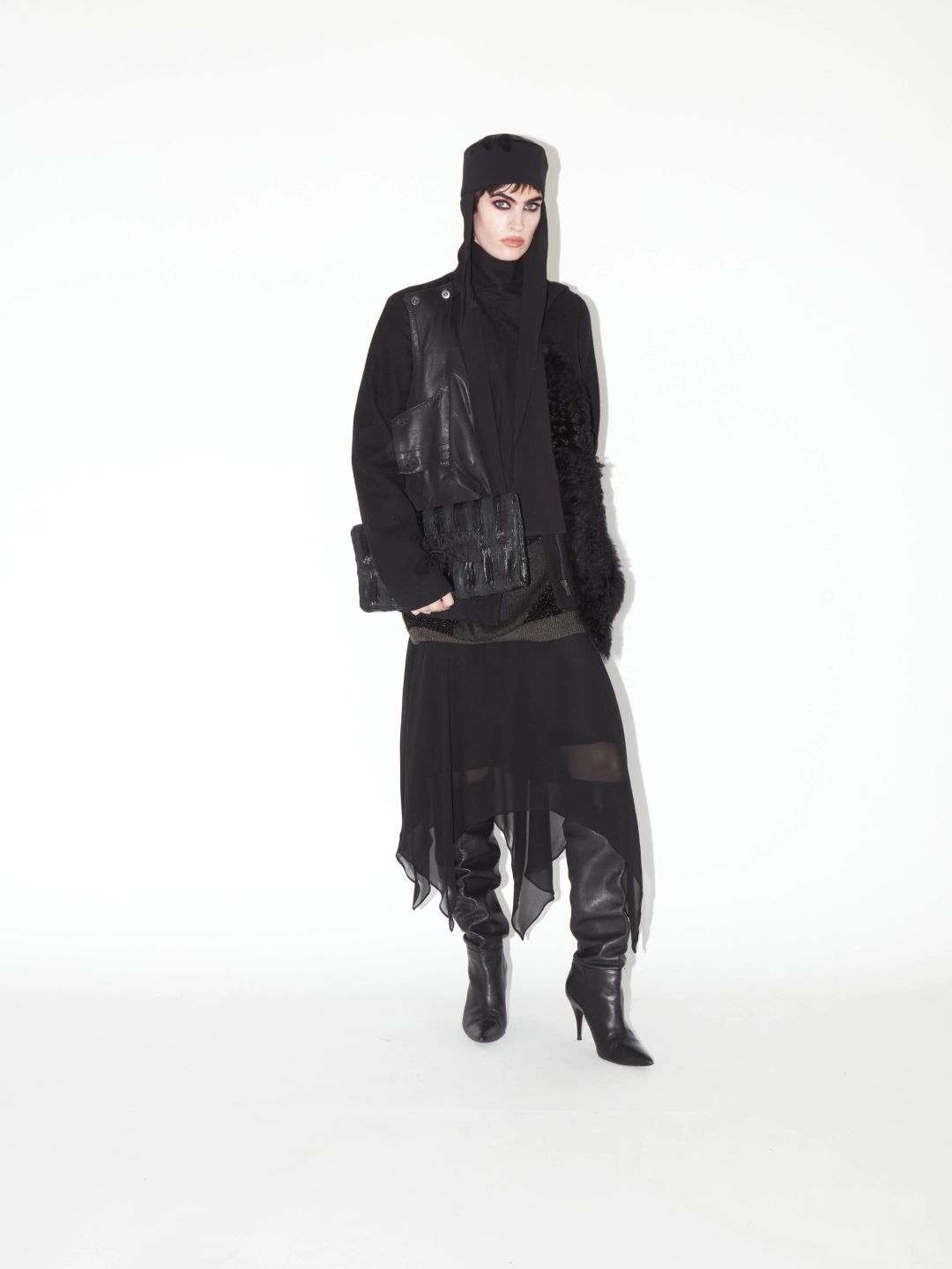 ann hagen wool, leather & fur jacket by Ann Hagen in size FR 34 from COATS & JACKETS category