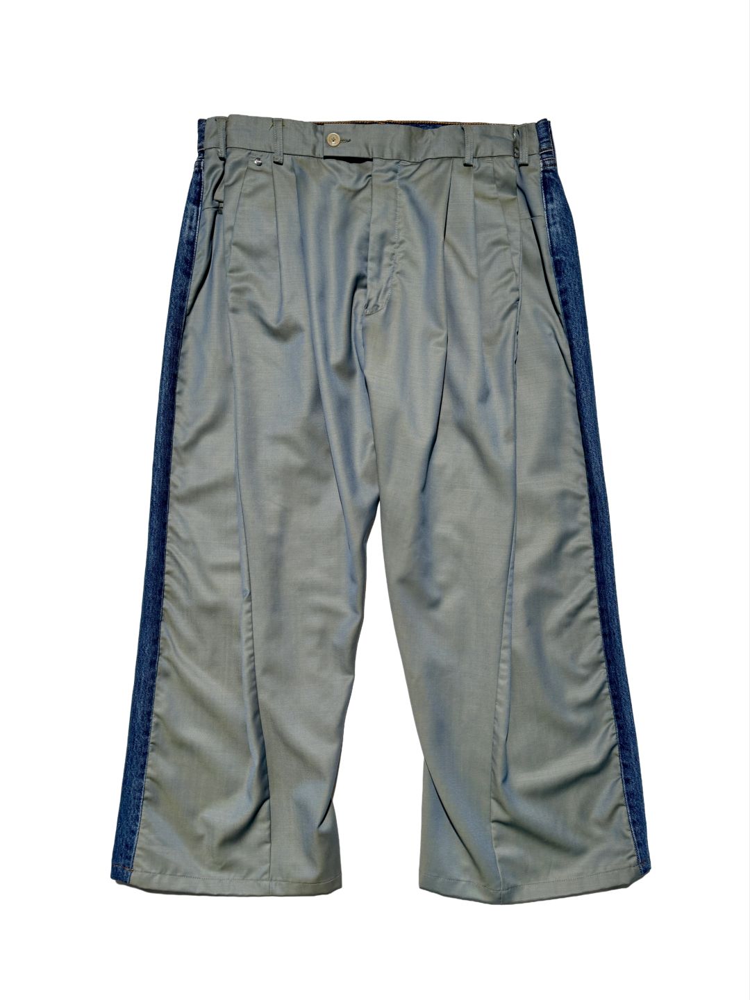 BLESS Ultra Wide Pleated Trouser Front Jeans by BLESS in size M from trousers category