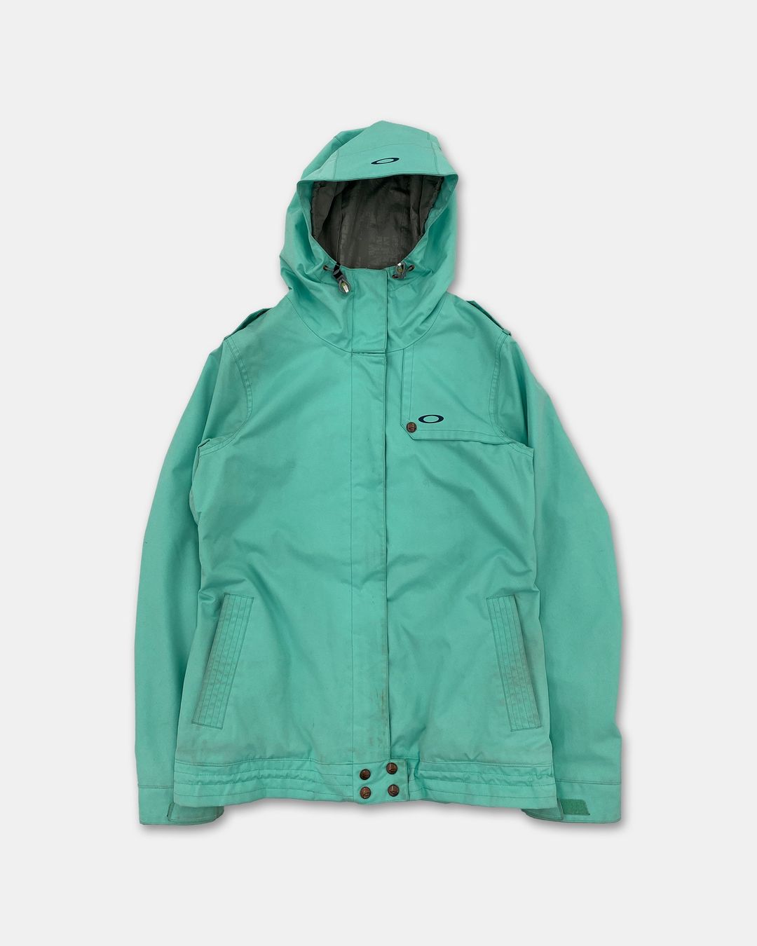 Oakley 2010s Hardshell Ski Jacket Turquoise by Oakley in size M from COATS & JACKETS category