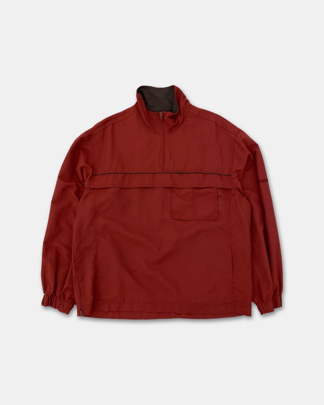 Timberland 1990s Halfzip Light Jacket Dark Red by Timberland in size M from COATS & JACKETS category