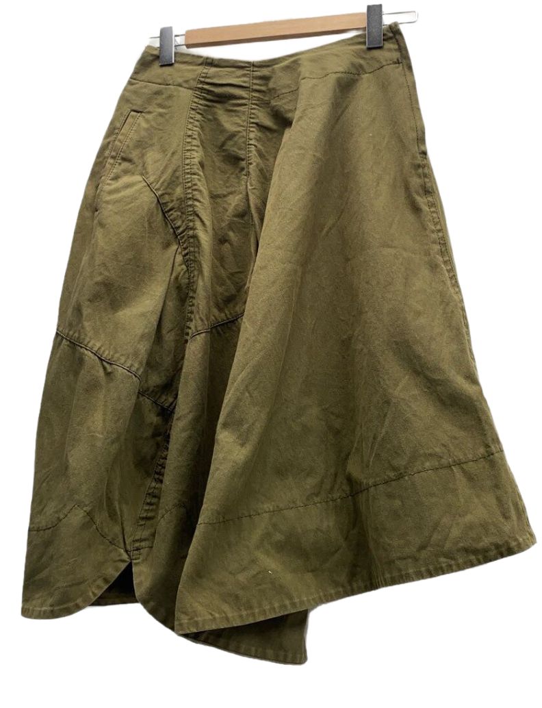 Comme des Garcons Khaki Deformed Bubble Skirt by COMME DES GARÇONS in size XS from SKIRTS category