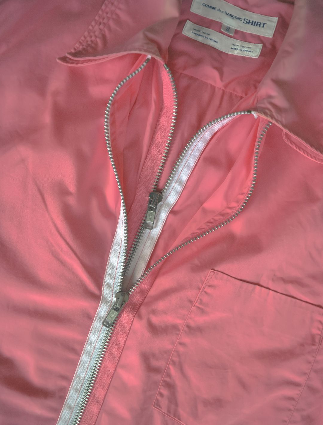 Double Zip/Layered Shirt by COMME DES GARCONS in size M from SHIRTS category