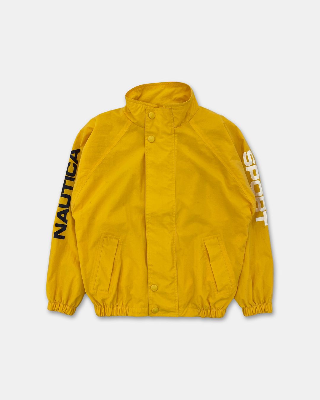 Nautica 1990s Sport Track Jacket Yellow by Nautica in size L from COATS & JACKETS category