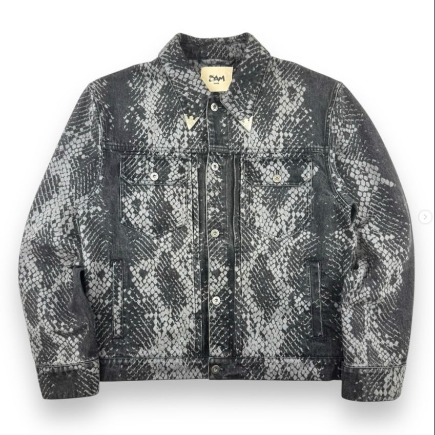 3am TEST snakeskin jacket by 3am TEST in size ONE SIZE from COATS & JACKETS category