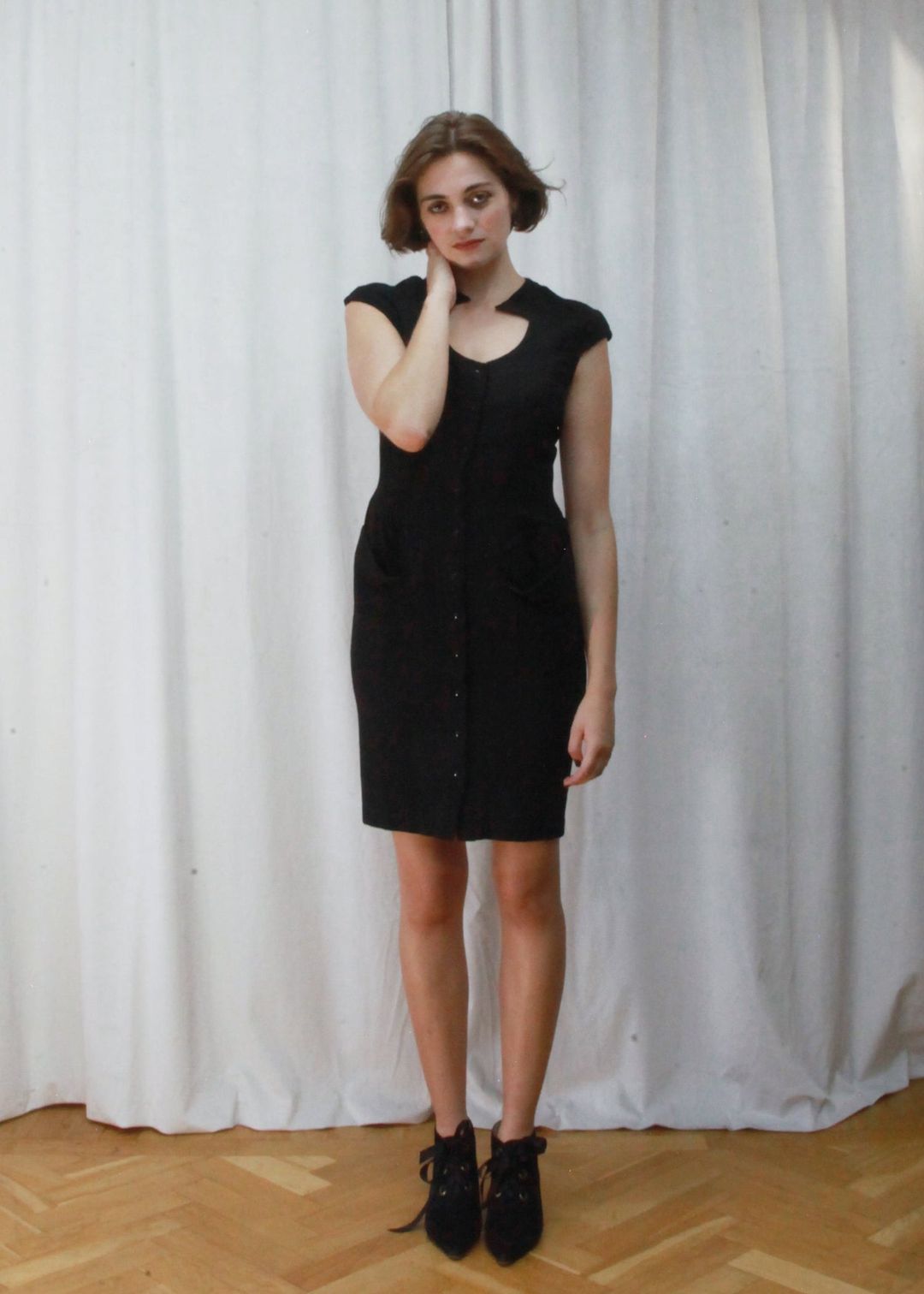Thierry Mugler fitted dress, 1990’s by THIERRY MUGLER in size M from DRESSES category