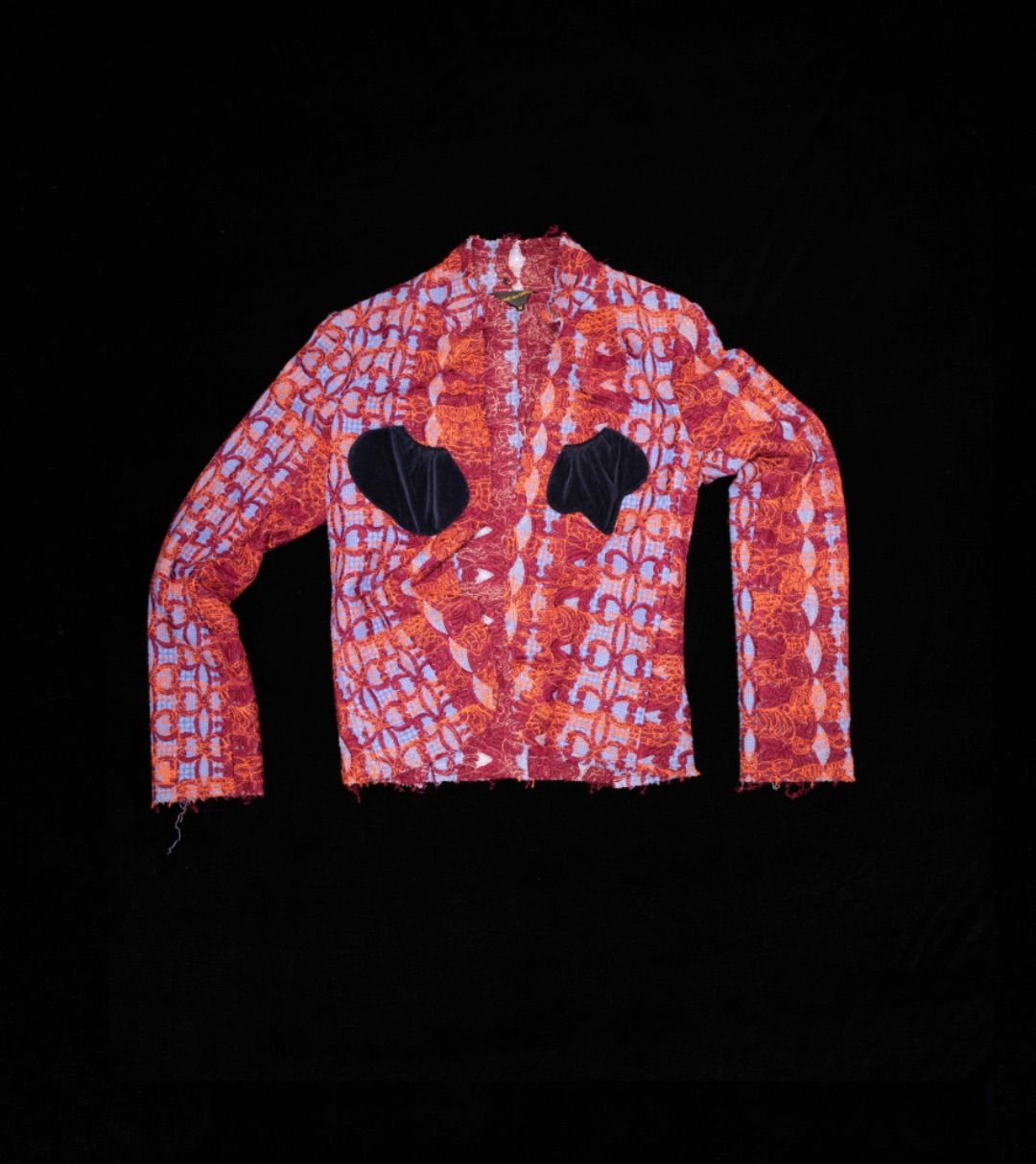 COMME DES GARCONȘ VELVET BUSTIER JACKET by COMME DES GARCONS in size M from COATS & JACKETS category