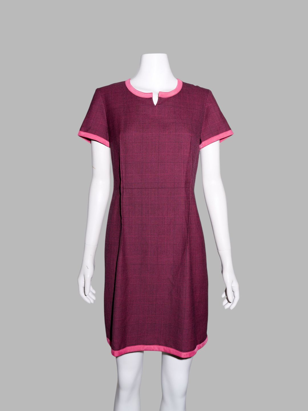 Junya Watanabe Comme des Garcons winter 1995 purple wool glen plaid mini dress by COMME DES GARÇONS in size ONE SIZE from DRESSES category