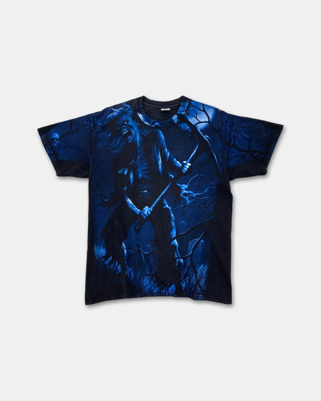 Iron Maiden 2007 Reincarnation of Benjamin Breeg All Over Print Band T-Shirt Black by Iron Maiden in size L from TOPS category