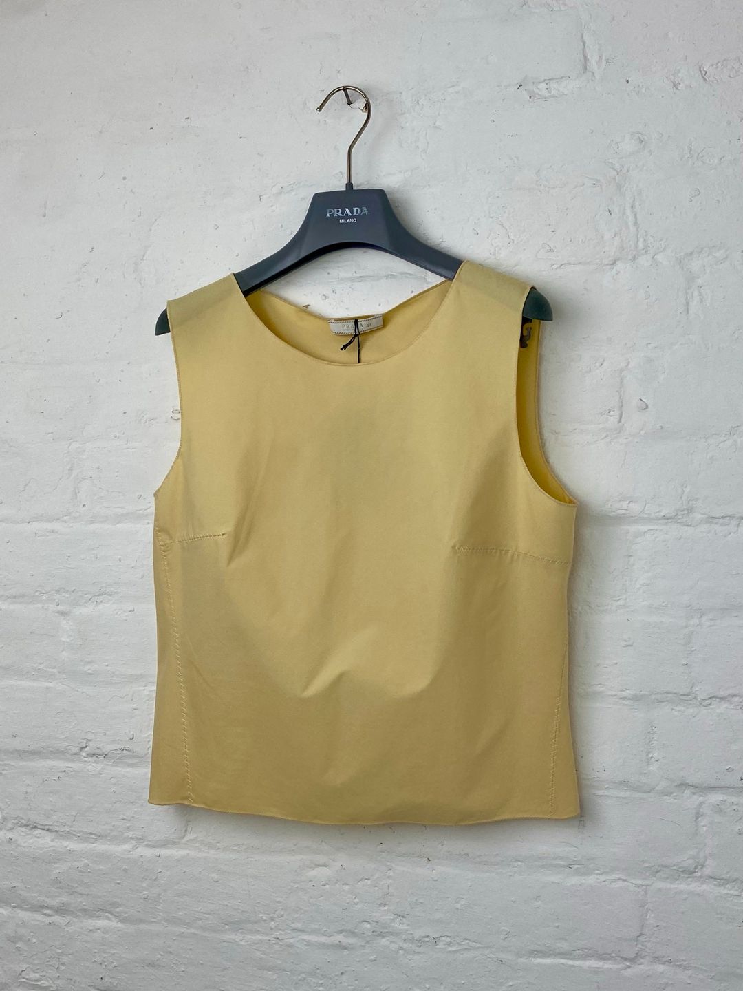 SS 98 Prada Zigzag Stitch Vest by PRADA in size XS from TOPS category