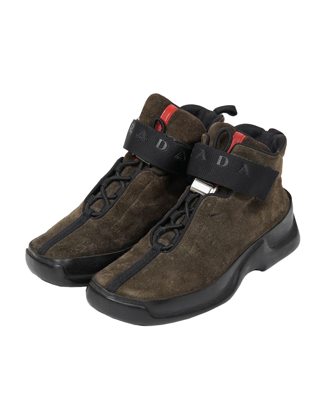 Prada F/W1999 Suede Boots by PRADA in size ONE SIZE from SHOES category