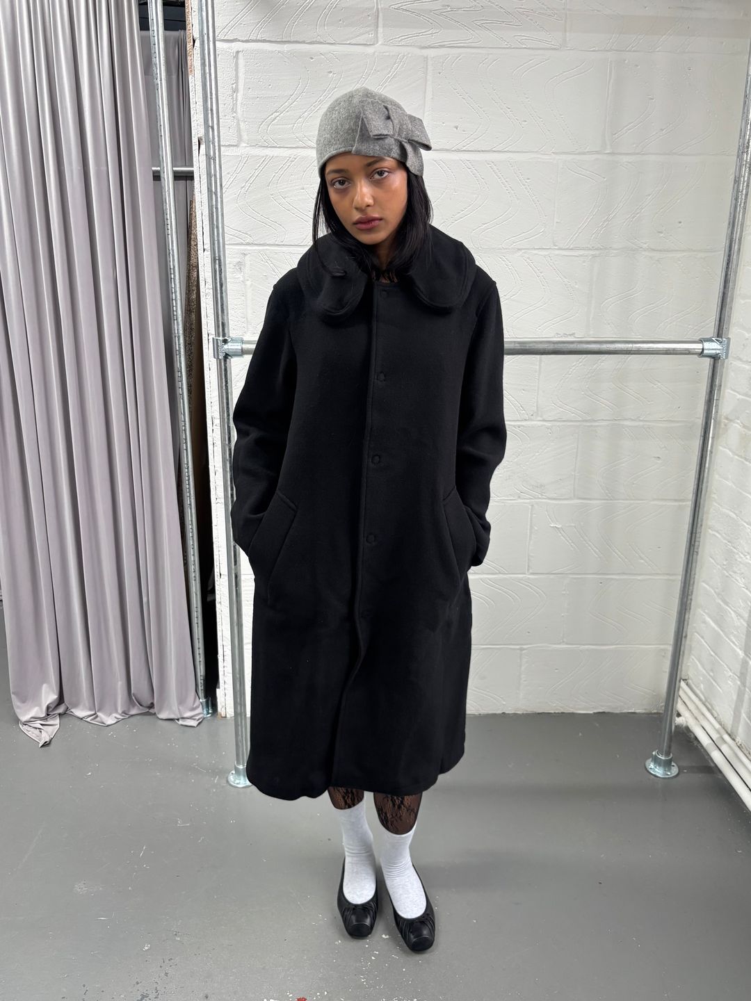 ZUCCA OVERSIZED PEA COAT by MEIWAI LIMITED in size L from COATS & JACKETS category