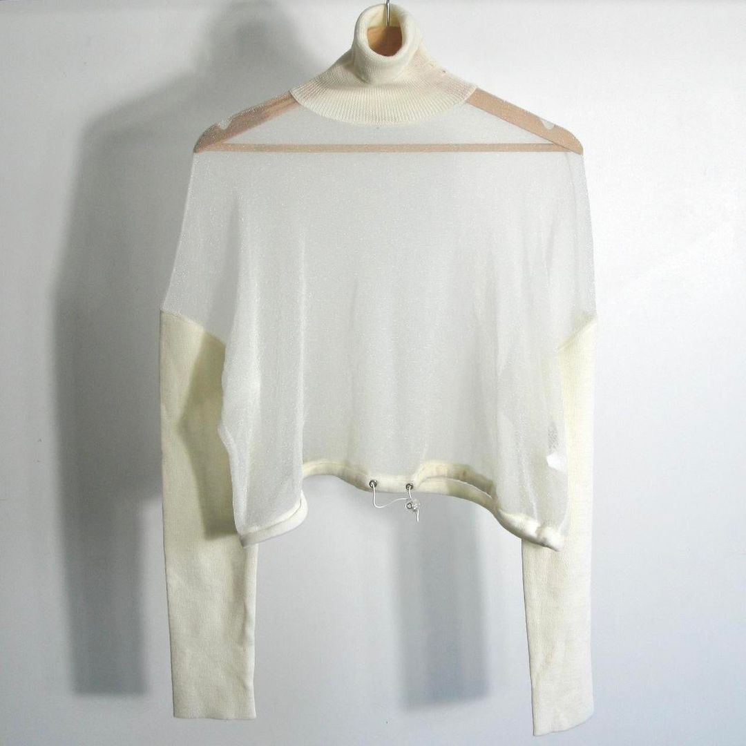 Masaki Matsushima Femme sheer sweater by Masaki Matsushima in size ONE SIZE from KNITWEAR category