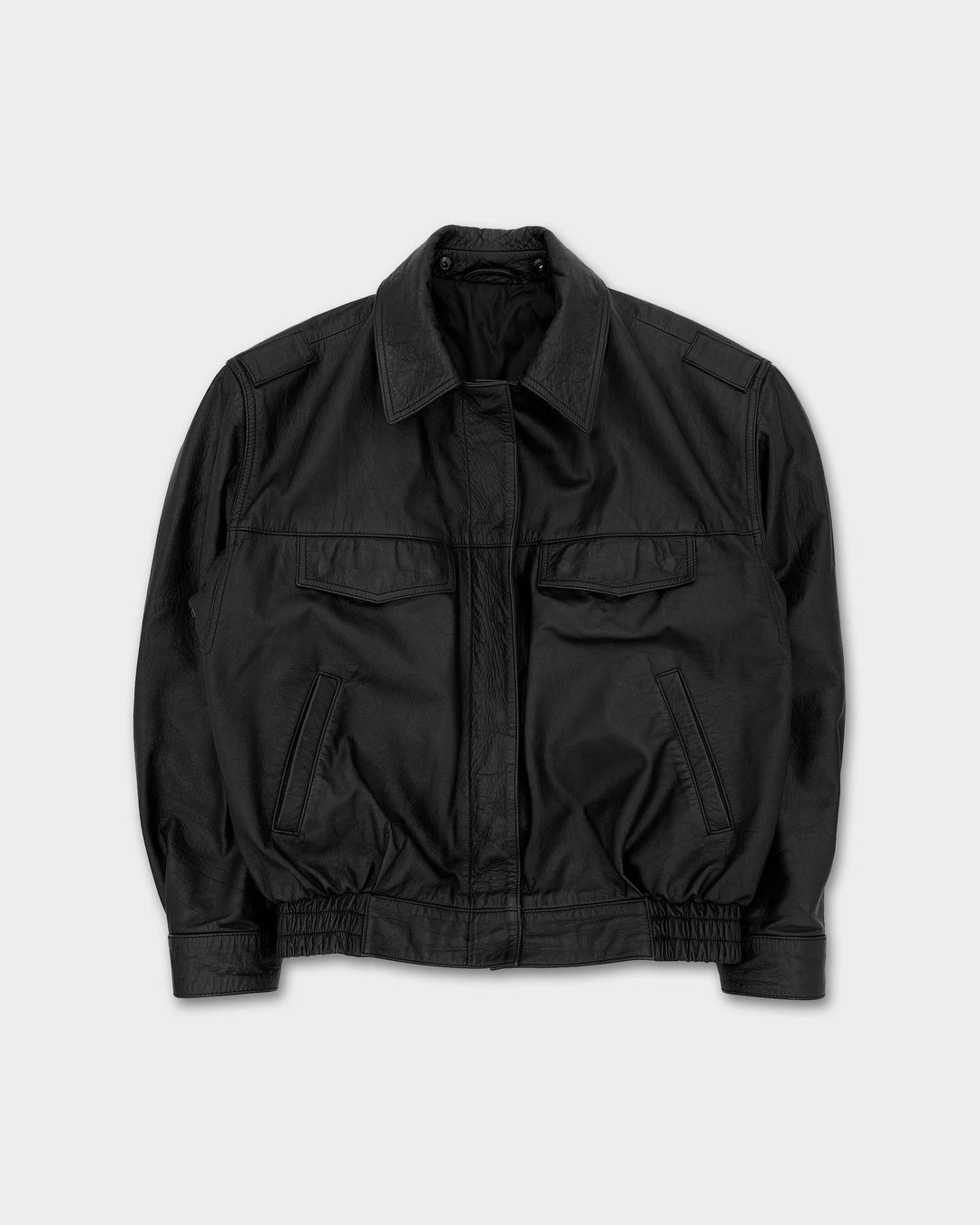 Vintage 1999 Polizei Cowhide Leather Jacket Black by Vintage in size M from COATS & JACKETS category