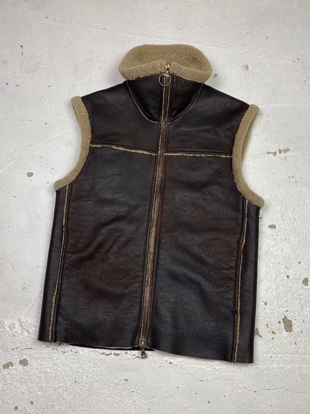 Prada Sport Shearling Leather Vest by PRADA in size M from COATS & JACKETS category