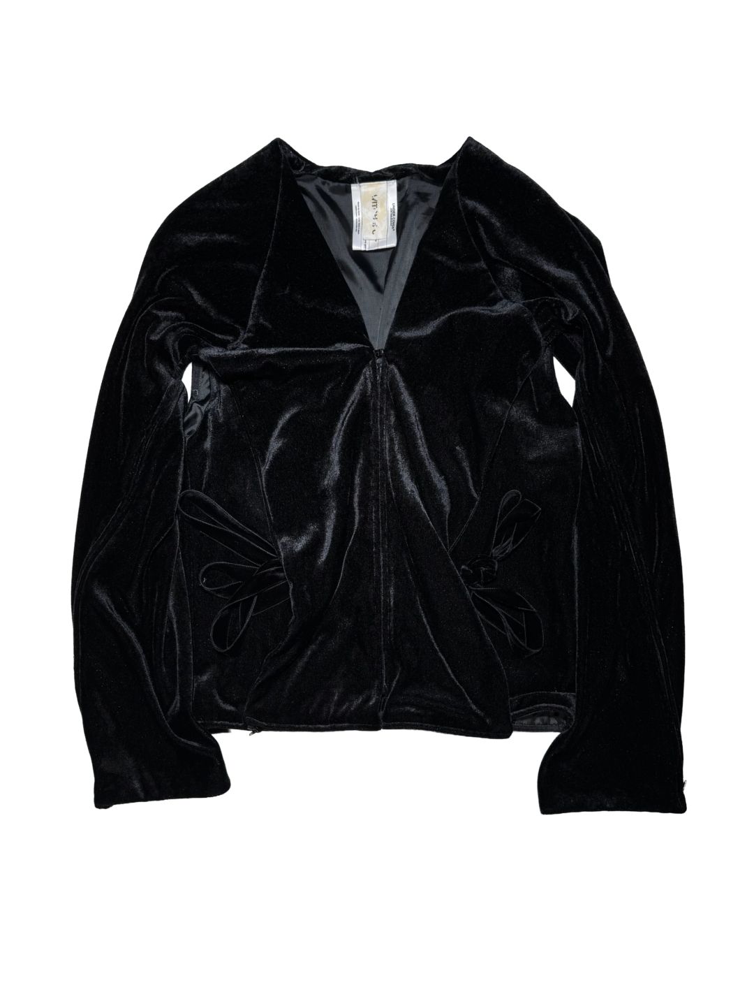 Undercover AW 2002 Witch's Cell Division Convertible Glitter Velvet Jacket by UNDERCOVER in size M from COATS & JACKETS category