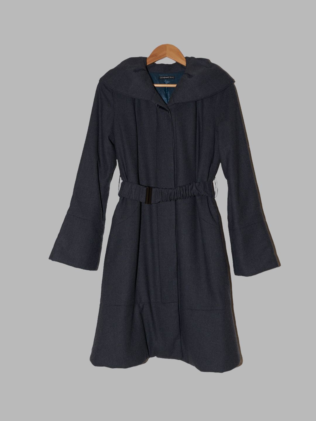 Vivienne Tam padded grey puffy collar coat - sample by Vivienne Tam in size ONE SIZE from COATS & JACKETS category