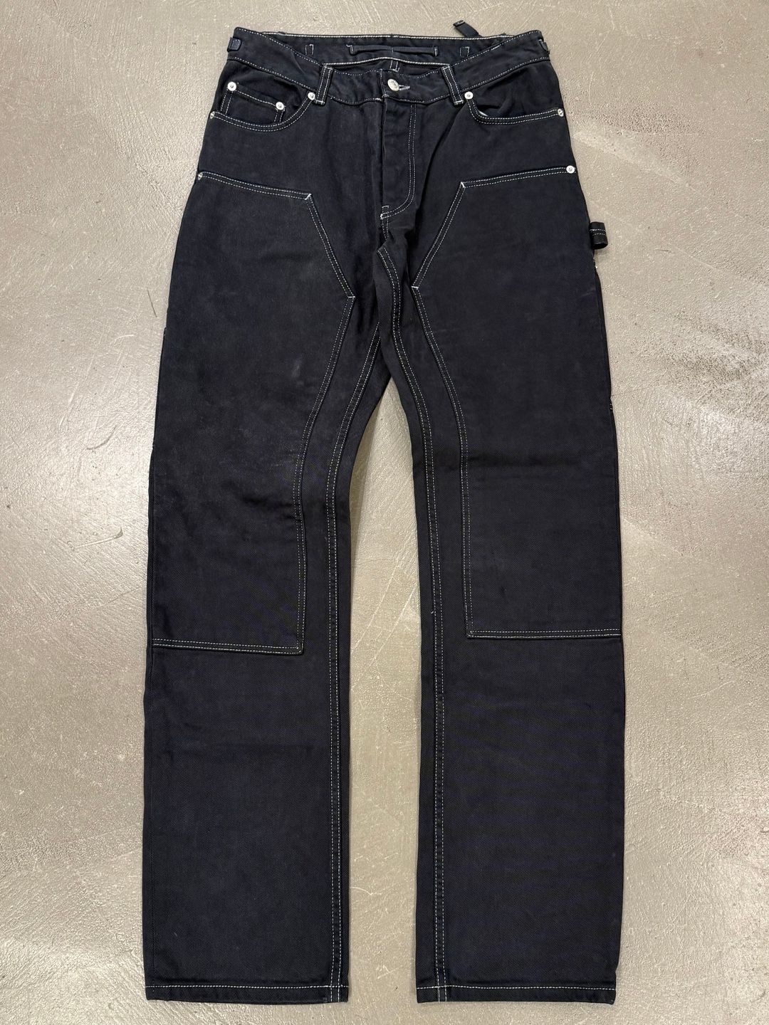 S/S1999 Helmut Lang double knee carpenter jeans by HELMUT LANG in size W33 from DENIM category