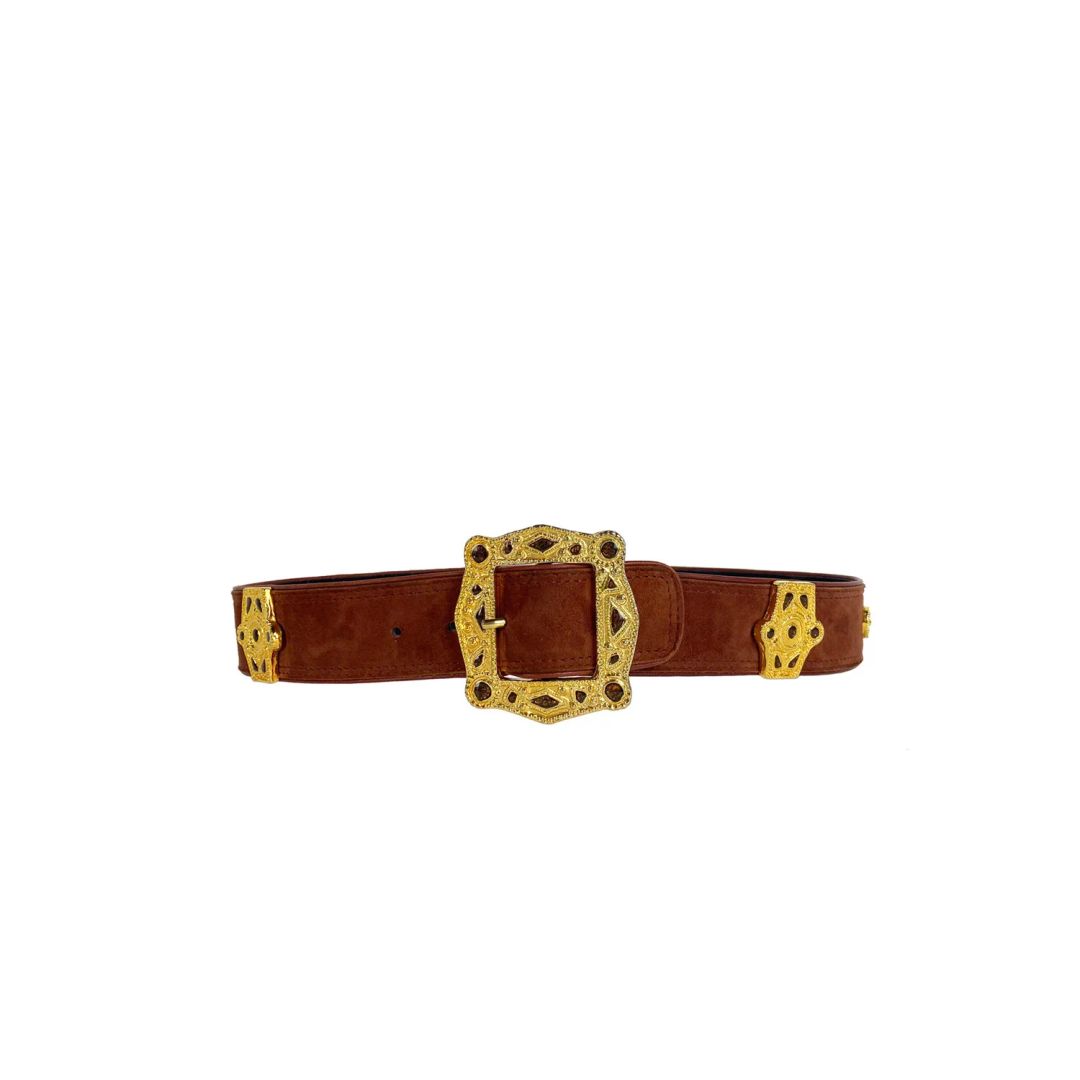 Escada Leather Rodeo Belt by Escada in size XS from ACCESSORIES category