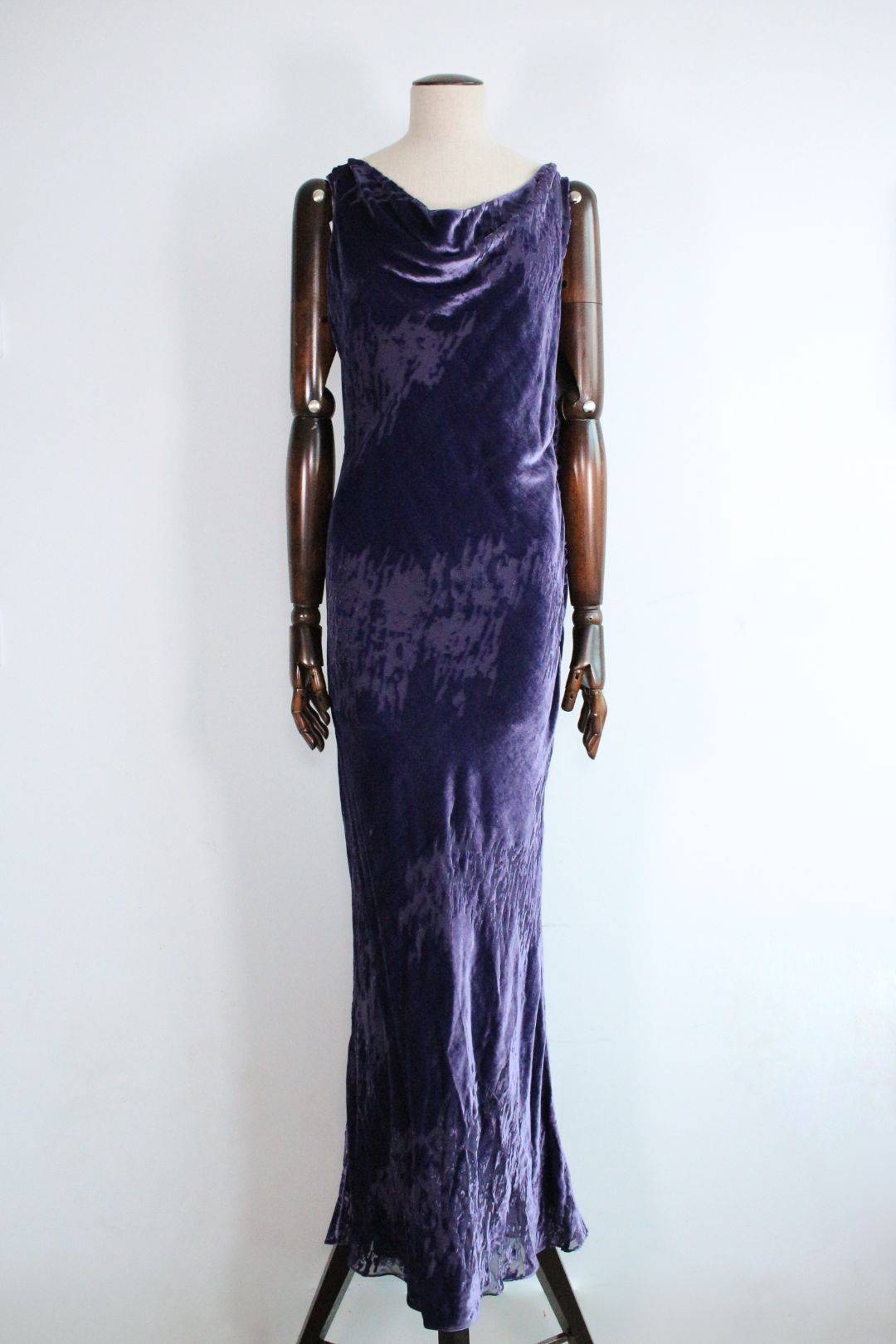 Christian Dior by John Galliano A/W05 Purple Velvet Devoré Gown & Jacket by DIOR in size FR 42 from DRESSES category