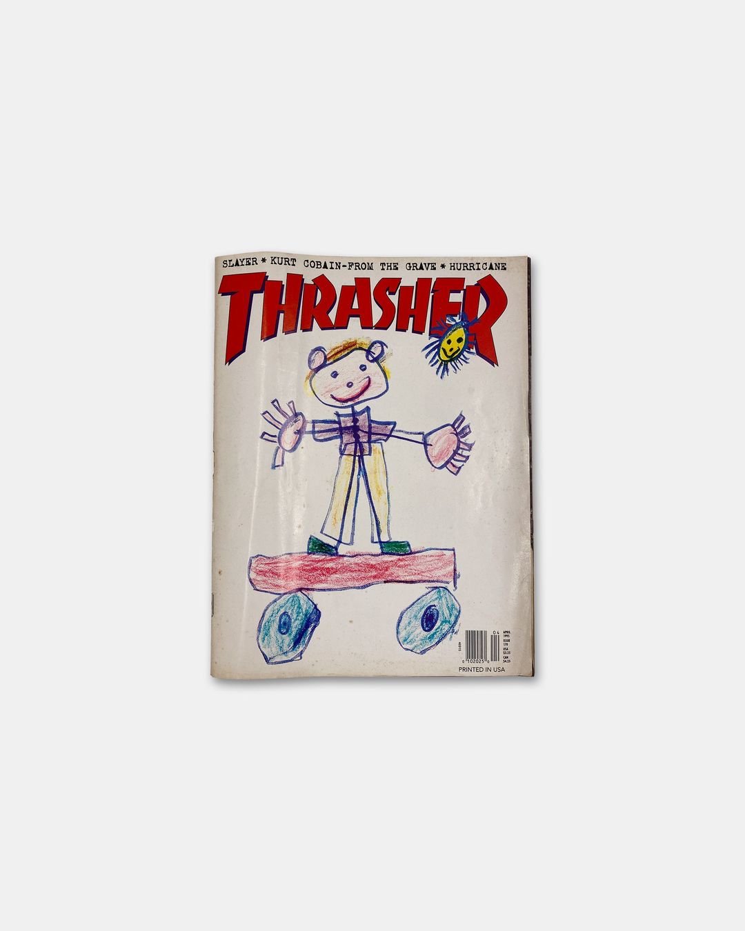 Thrasher 1995 Sean McKnight Drawing April Issue 170 Magazine by Thrasher in size ONE SIZE from HOME category