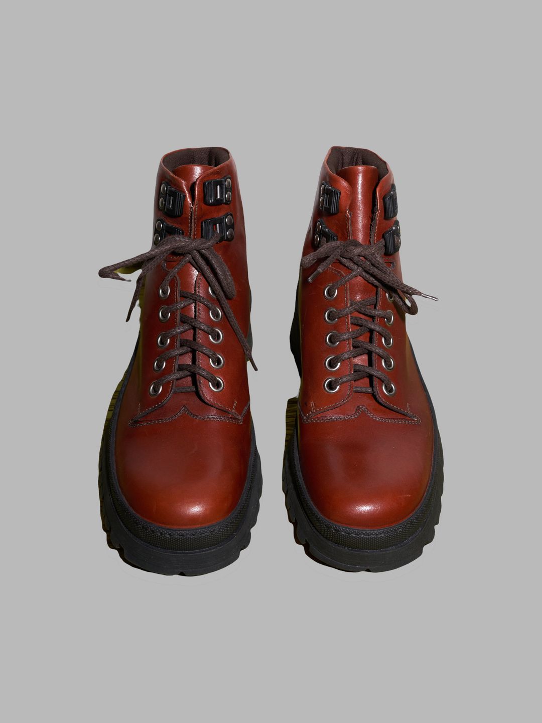 Premiata PR-1 brown leather lace up ankle boots - UK 5 / EU 39 by Premiata in size EU 39 from SHOES category