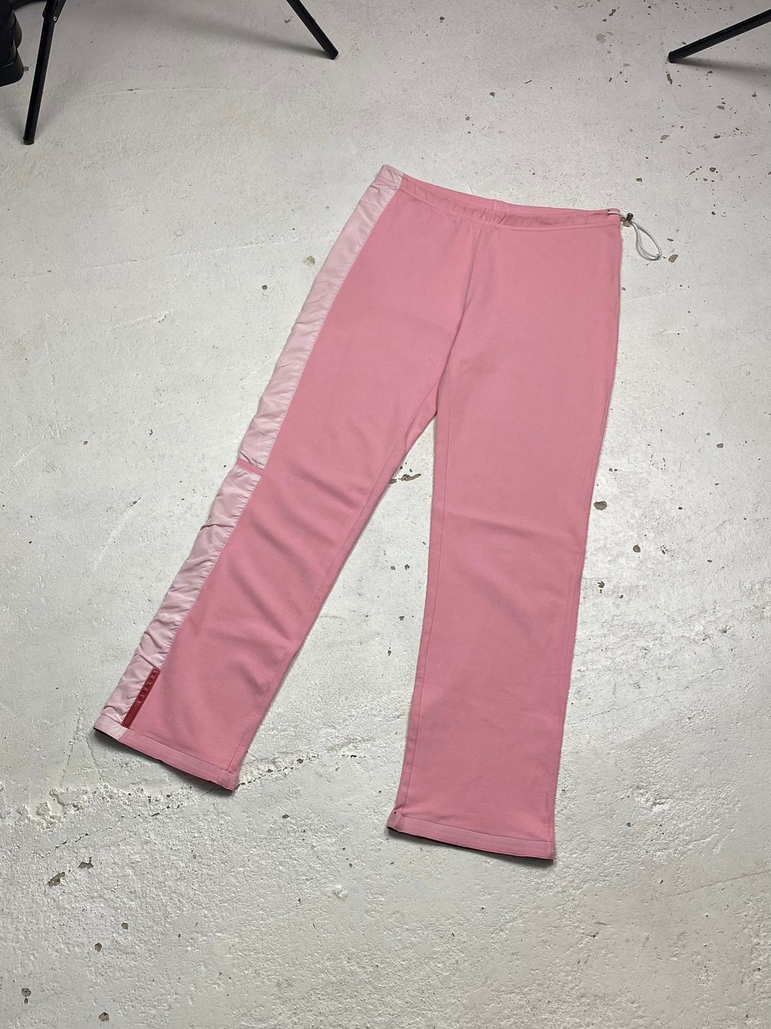 SS 00 Prada Sport Panelled Leggings by PRADA in size W29 from trousers category