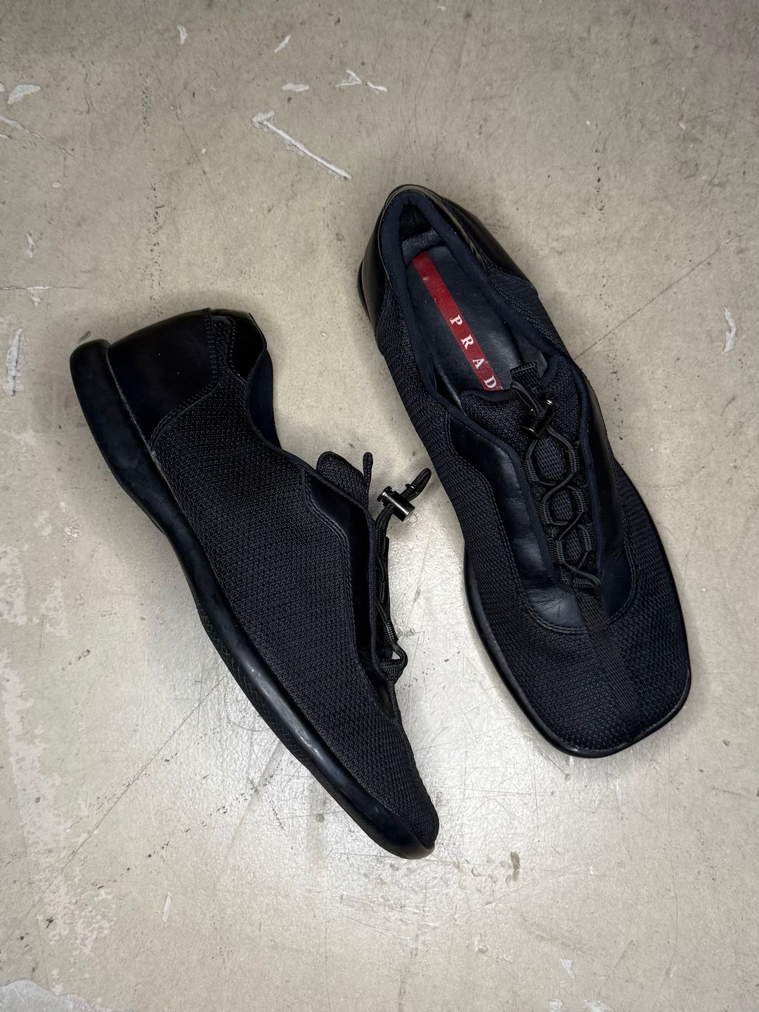 FW 99 Prada Sport Mesh Trainers by PRADA in size EU 39 from SHOES category