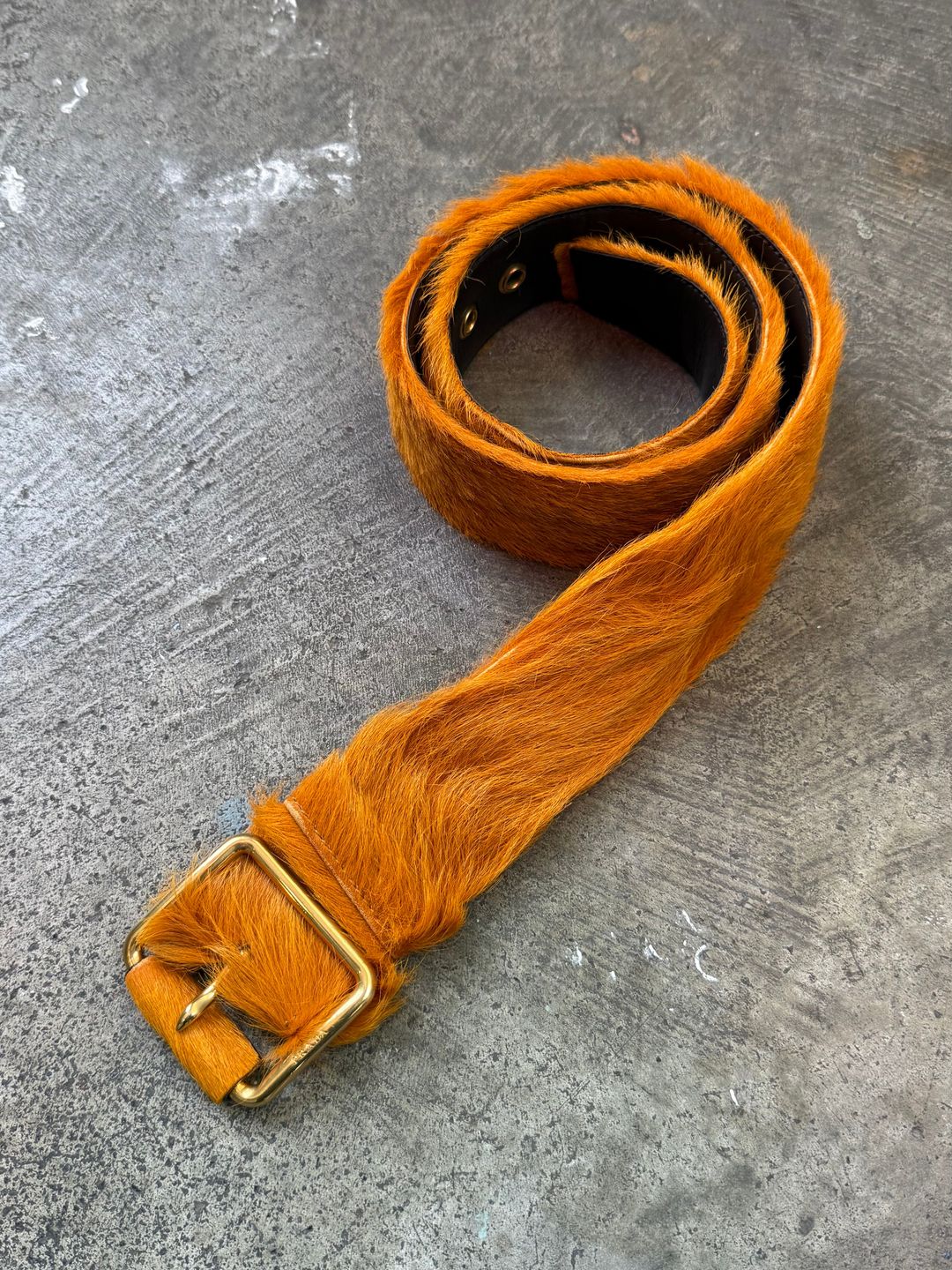 FW 17 Prada Fur Belt by PRADA in size ONE SIZE from ACCESSORIES category