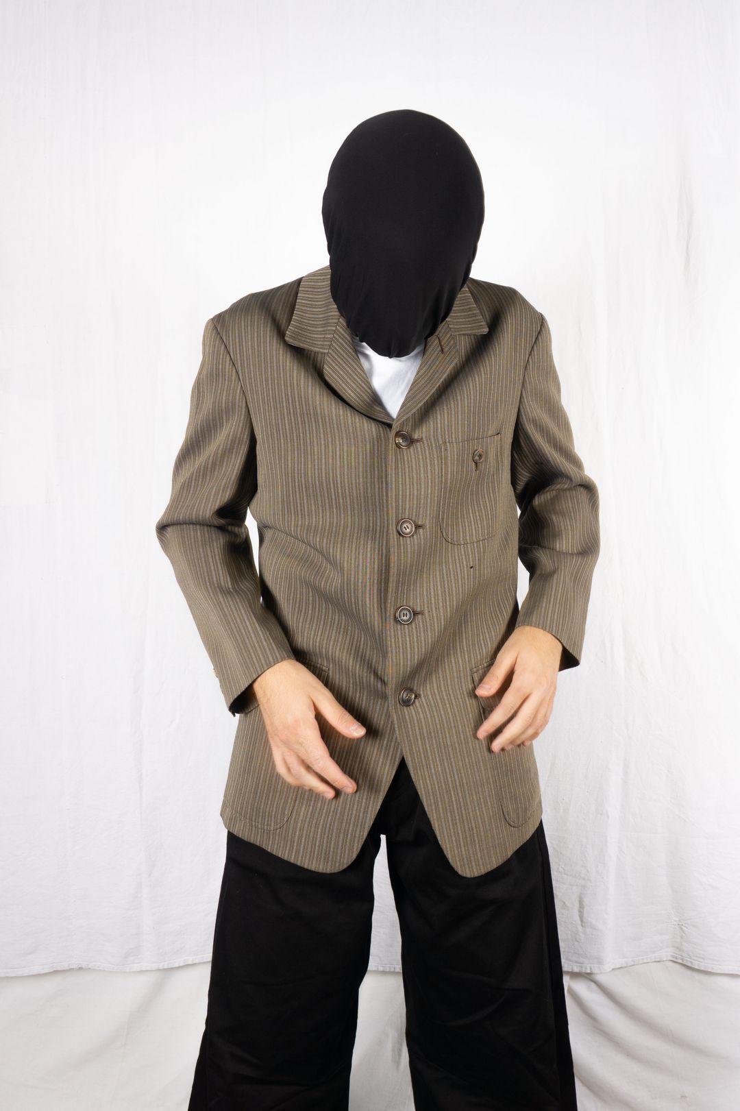 Issey Miyake Men A/W 1996 pinstripe jacket by ISSEY MIYAKE in size M from COATS & JACKETS category