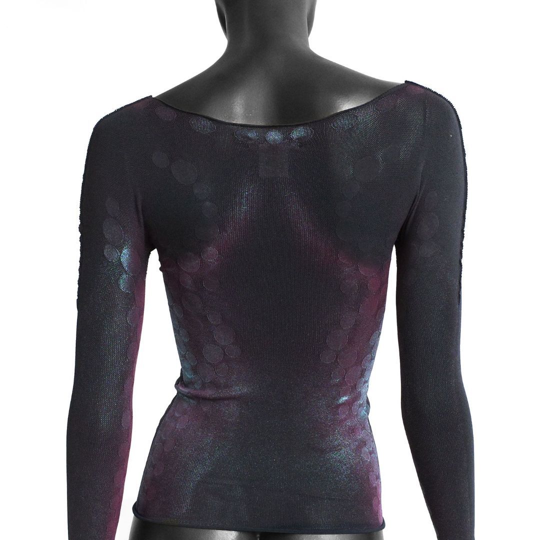 Issey Miyake SS 2005 contour spray mesh top by ISSEY MIYAKE in size S from TOPS category