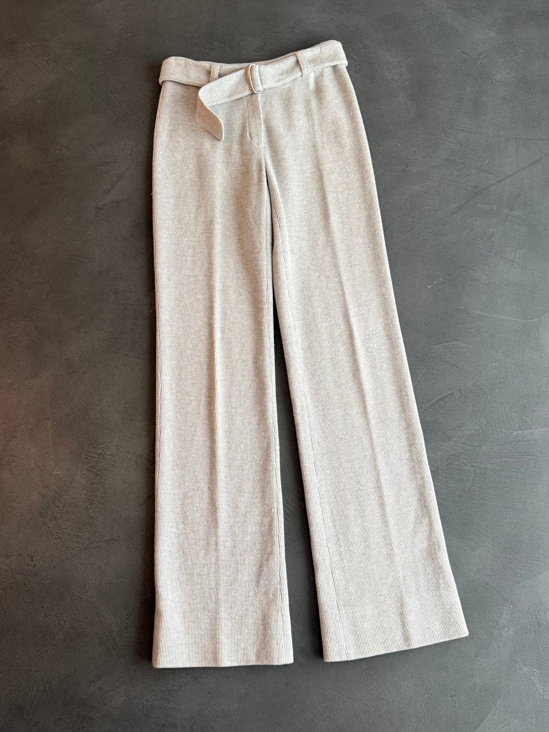 SS 97 Miu Miu Belted Jersey Trousers by MIU MIU in size W27 from trousers category