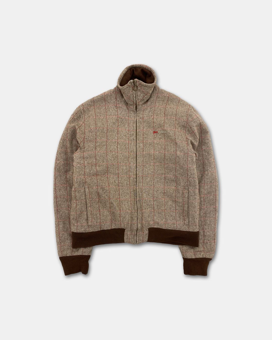GSUS Sindustries 2010s Padded Wool Jacket Light Brown by GSUS Sindustries in size M from COATS & JACKETS category
