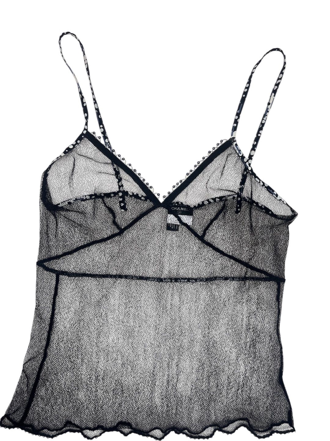 Chanel Sheer Cami FW2002 by CHANEL in size AU/UK 10 from TOPS category