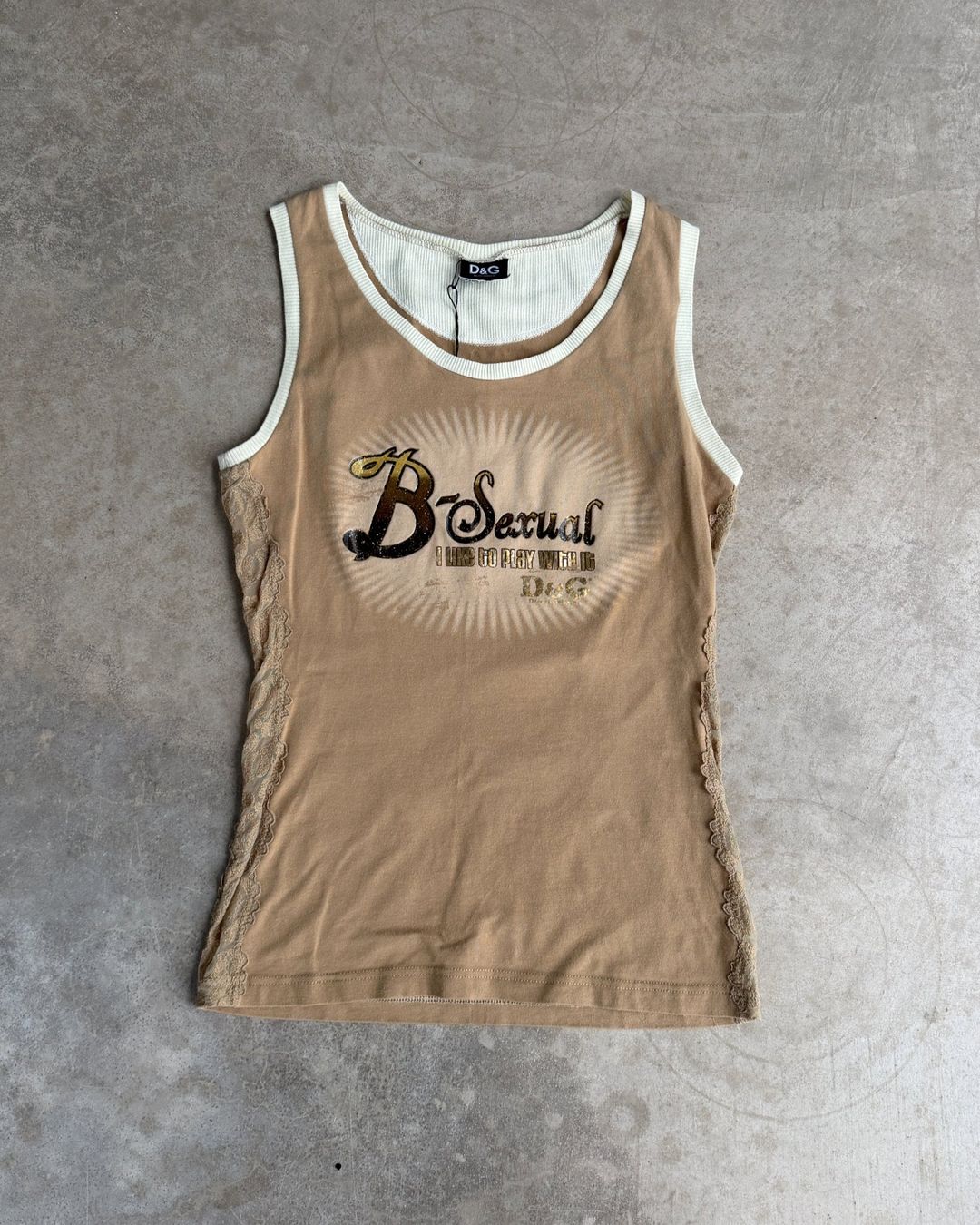 Dolce & Gabbana D&G “Bisexual” Vest Top – S by DOLCE & GABBANA in size S from TOPS category