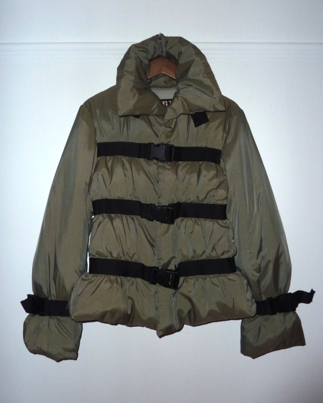 A/W 2003 RTW ‘Bondage’ puffer jacket by JEAN PAUL GAULTIER in size S from COATS & JACKETS category