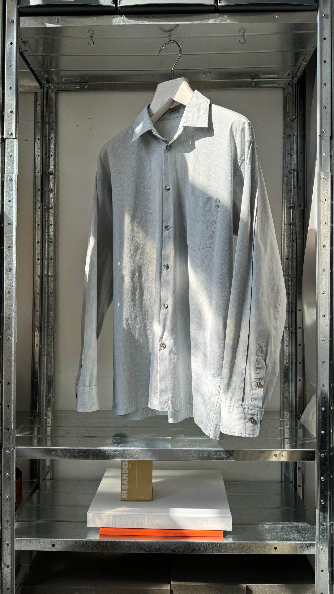 BLUEISH GREY SHIRT by JIL SANDER in size M from SHIRTS category