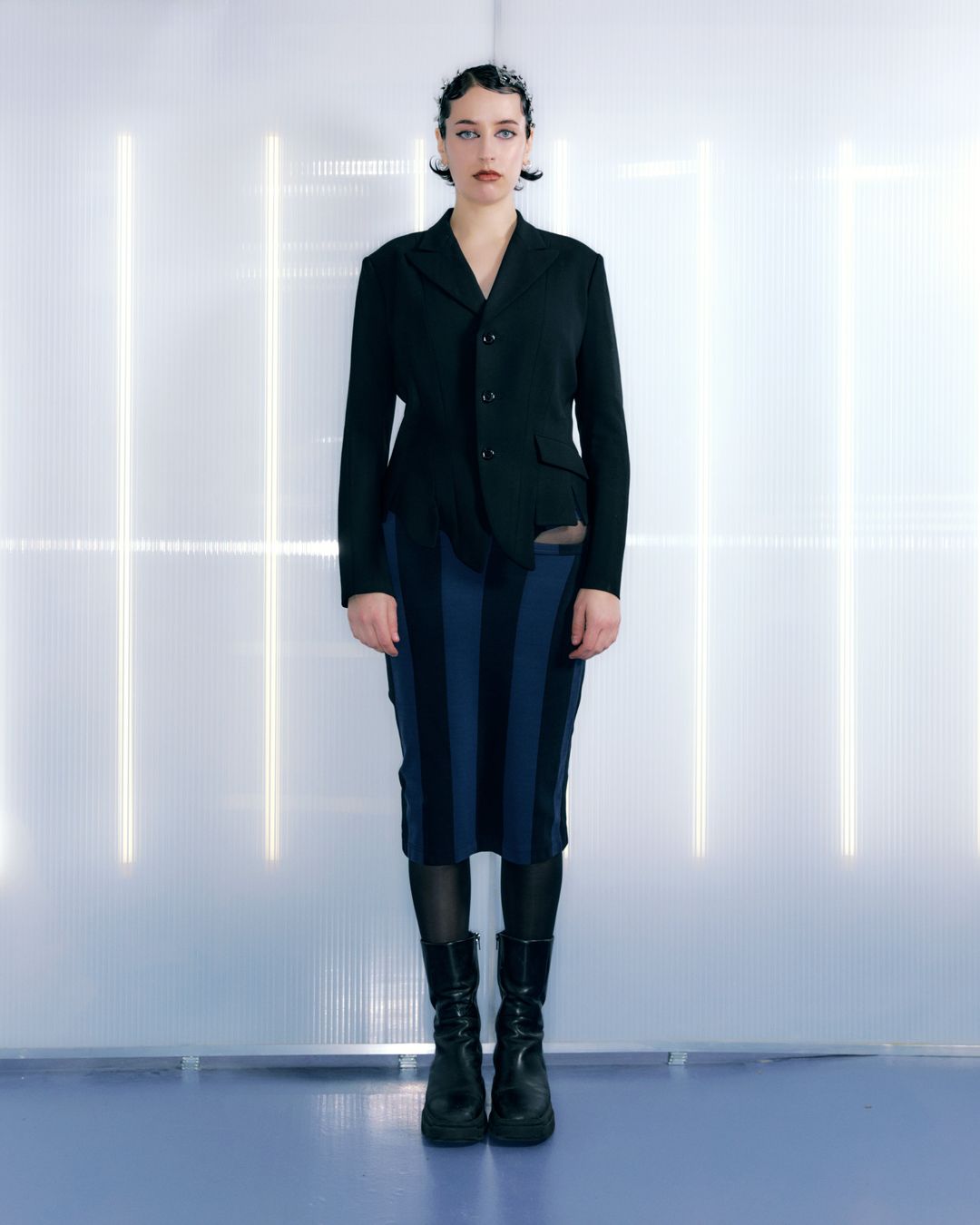Tailcoat Style Jacket by YOHJI YAMAMOTO in size ONE SIZE from COATS & JACKETS category